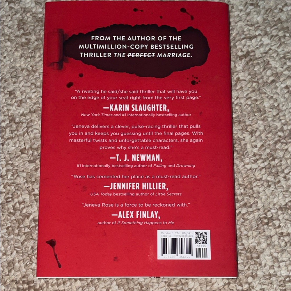 The Perfect Divorce Book by Jeneva Rose (hardcover) - Picture 2 of 5